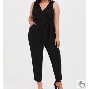 TORRID Sleeveless black jumpsuit